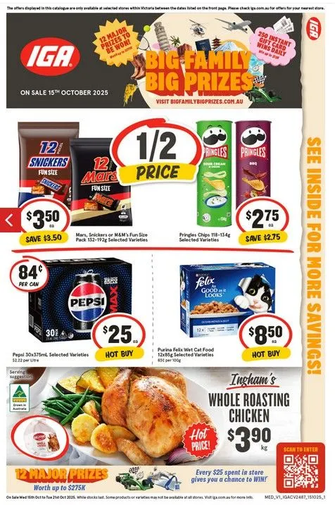Weekly ad  IGA Sales from October 15 to October 21 2025 - Page 1