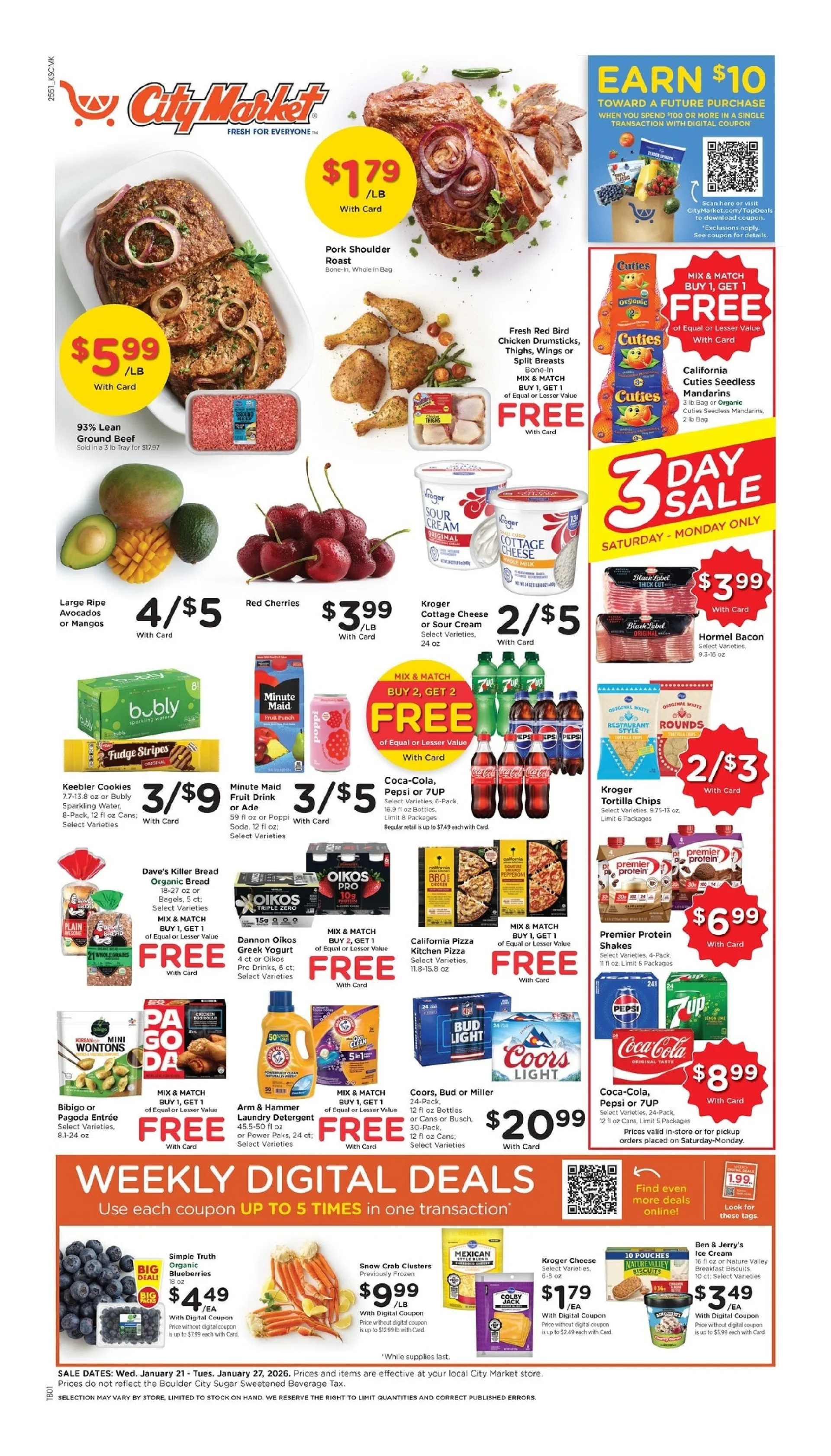 Weekly ad City Market Sales from January 21 to January 27 2026 - Page 1