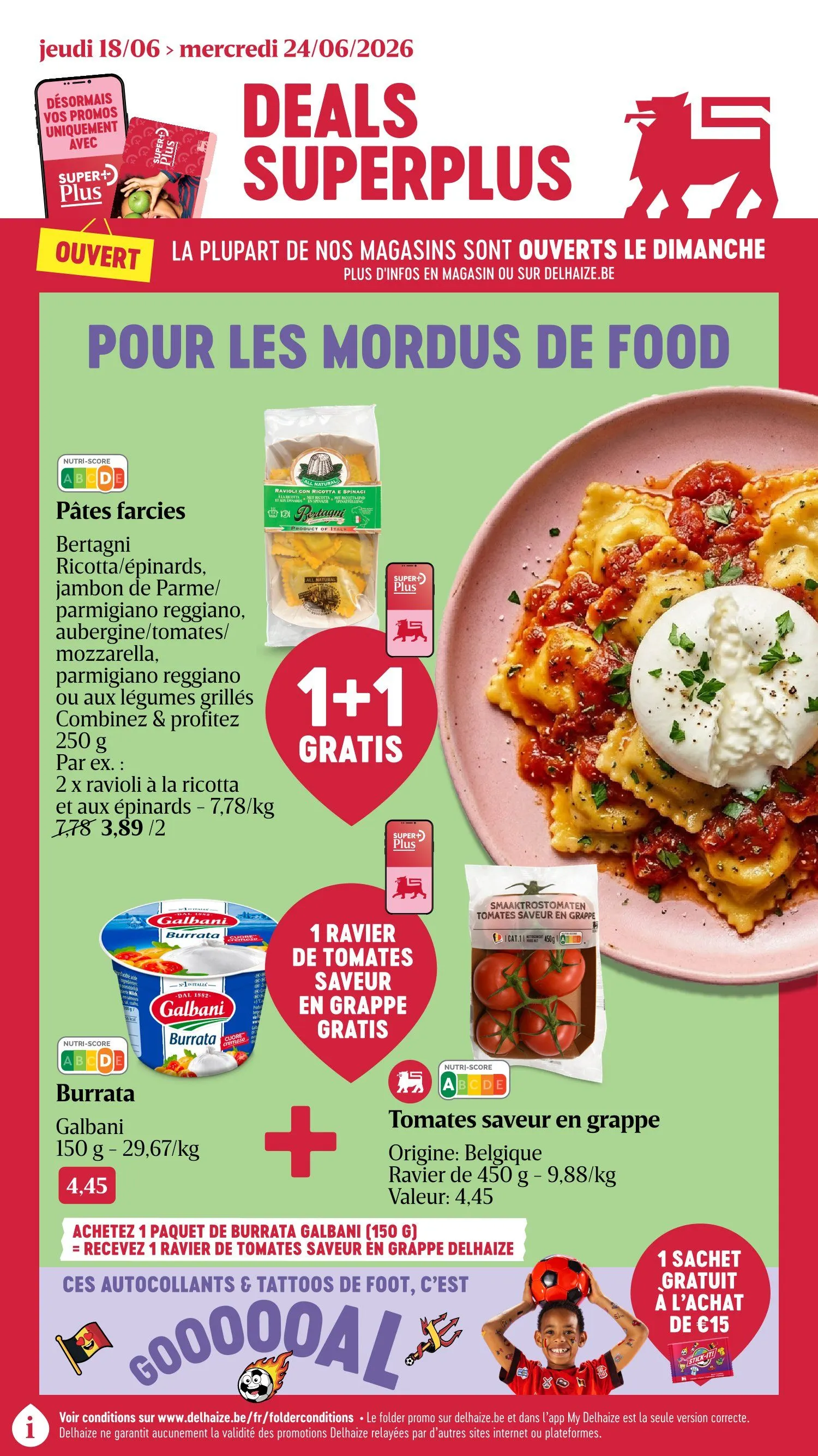 Delhaize Folders van 18 juni tot 24 juni 2026 - folder pagina 1