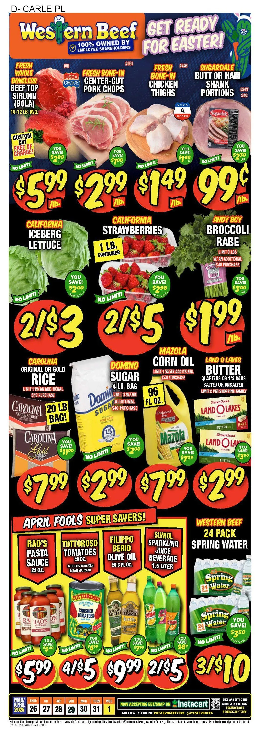 Weekly ad Western Beef Sales from March 26 to April 1 2026 - Page 