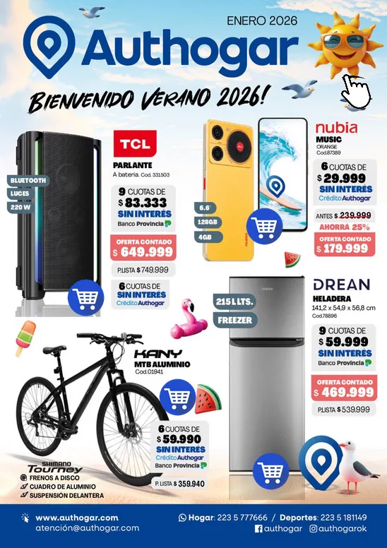 Ofertas de Ofertas Authogar 1 de enero al 31 de enero 2026 - Página 1 del catálogo