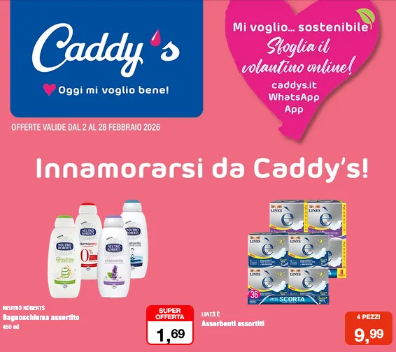  Volantini Caddy's da 2 febbraio a 28 febbraio di 2026 - Pagina del volantino 