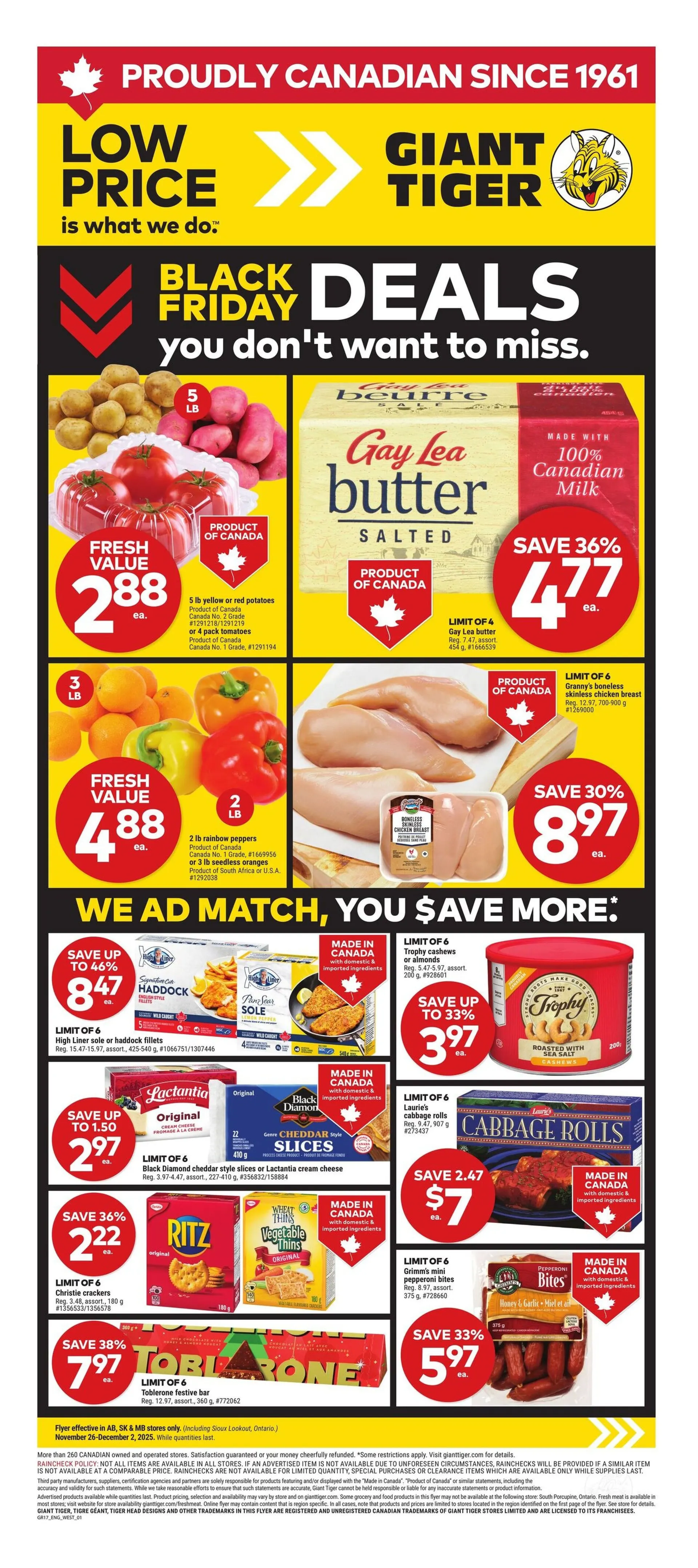 Giant Tiger Sales from November 26 to December 2 2025 - flyer page 1