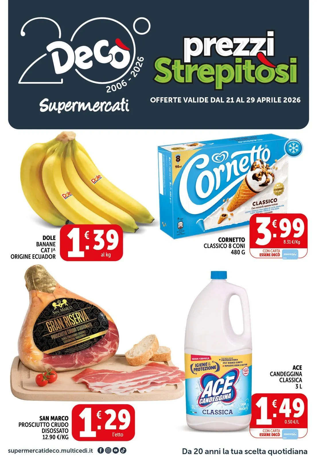  Volantini Deco da 21 aprile a 29 aprile di 2026 - Pagina del volantino 1