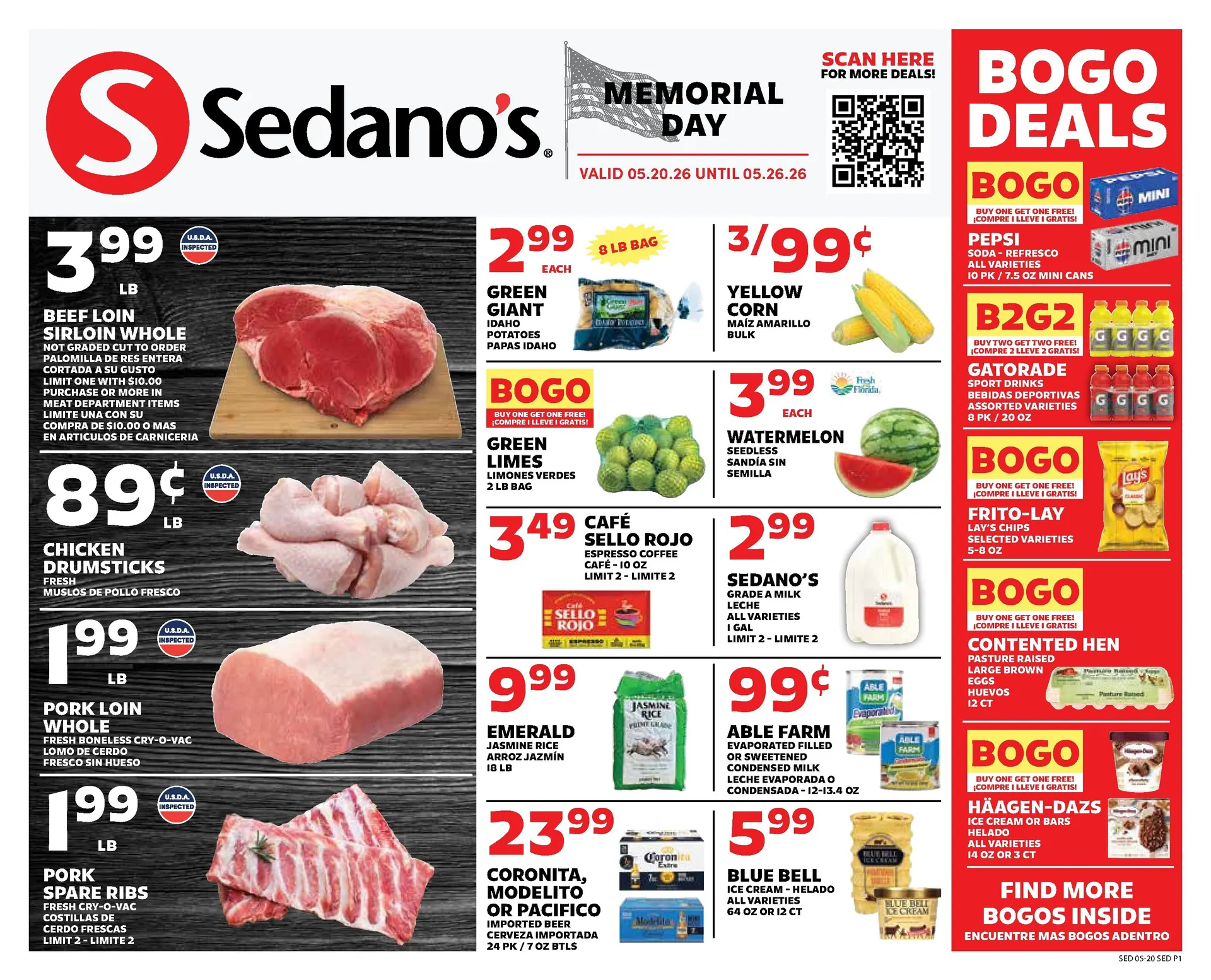 Weekly ad Sedano's Sales from May 20 to May 26 2026 - Page 1