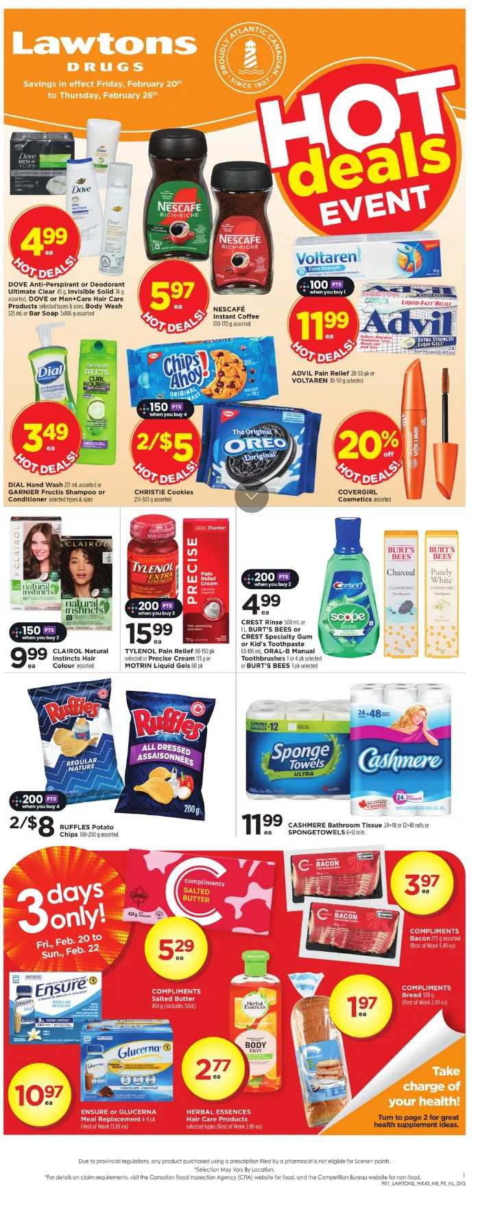 Lawtons Drugs Sales from February 20 to February 26 2026 - flyer page 1