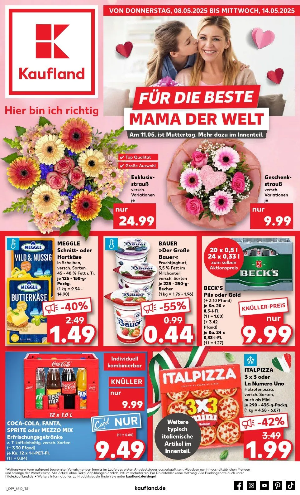 Kaufland Prospekt von 8. Mai bis 14. Mai 2025 - Prospekt seite 1