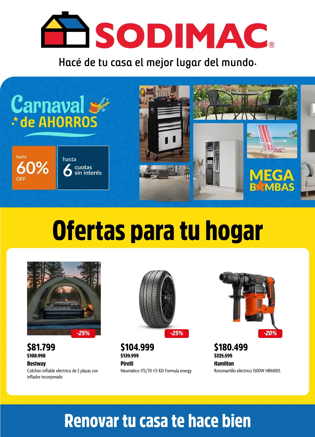 Ofertas de Ofertas Sodimac 3 de febrero al 18 de febrero 2026 - Página  del catálogo