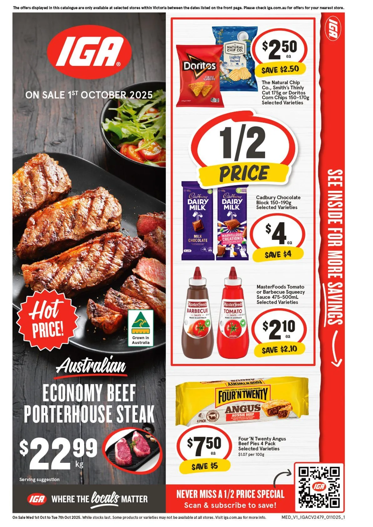  IGA Xpress Catalogues - Catalogue valid from 1 October to 7 October 2025 - page 1