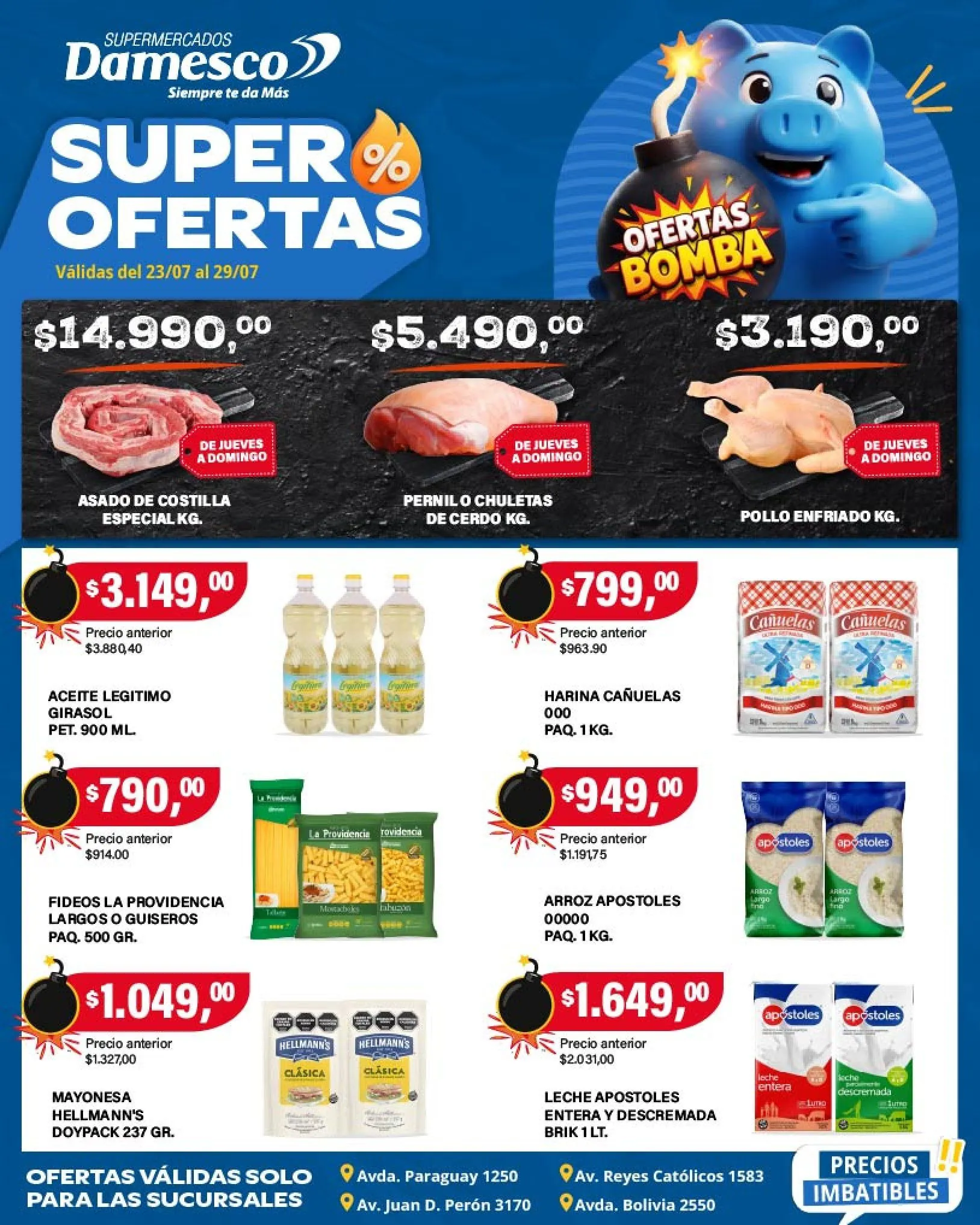 Ofertas de Damesco Ofertas 23 de julio al 29 de julio 2026 - Página 1 del catálogo