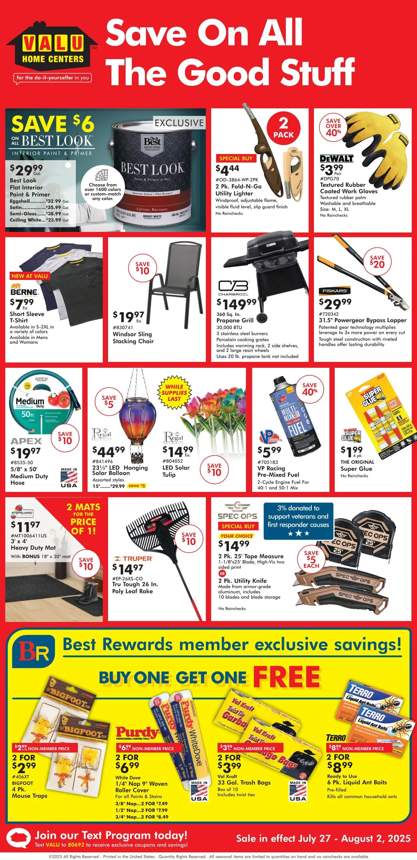 Weekly ad Valu Home Centers Sales from July 27 to August 8 2025 - Page 