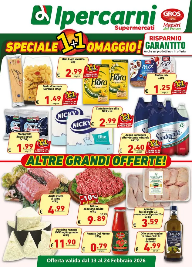 Volantini IperCarni da 13 febbraio a 24 febbraio di 2026 - Pagina del volantino