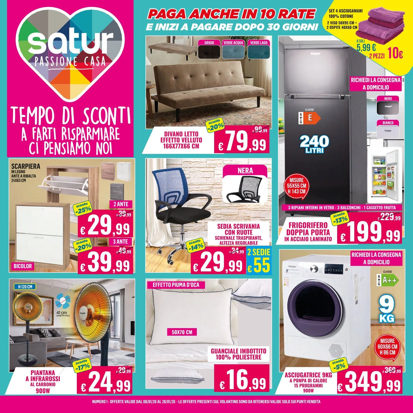  Volantini Satur da 8 gennaio a 28 gennaio di 2026 - Pagina del volantino 1