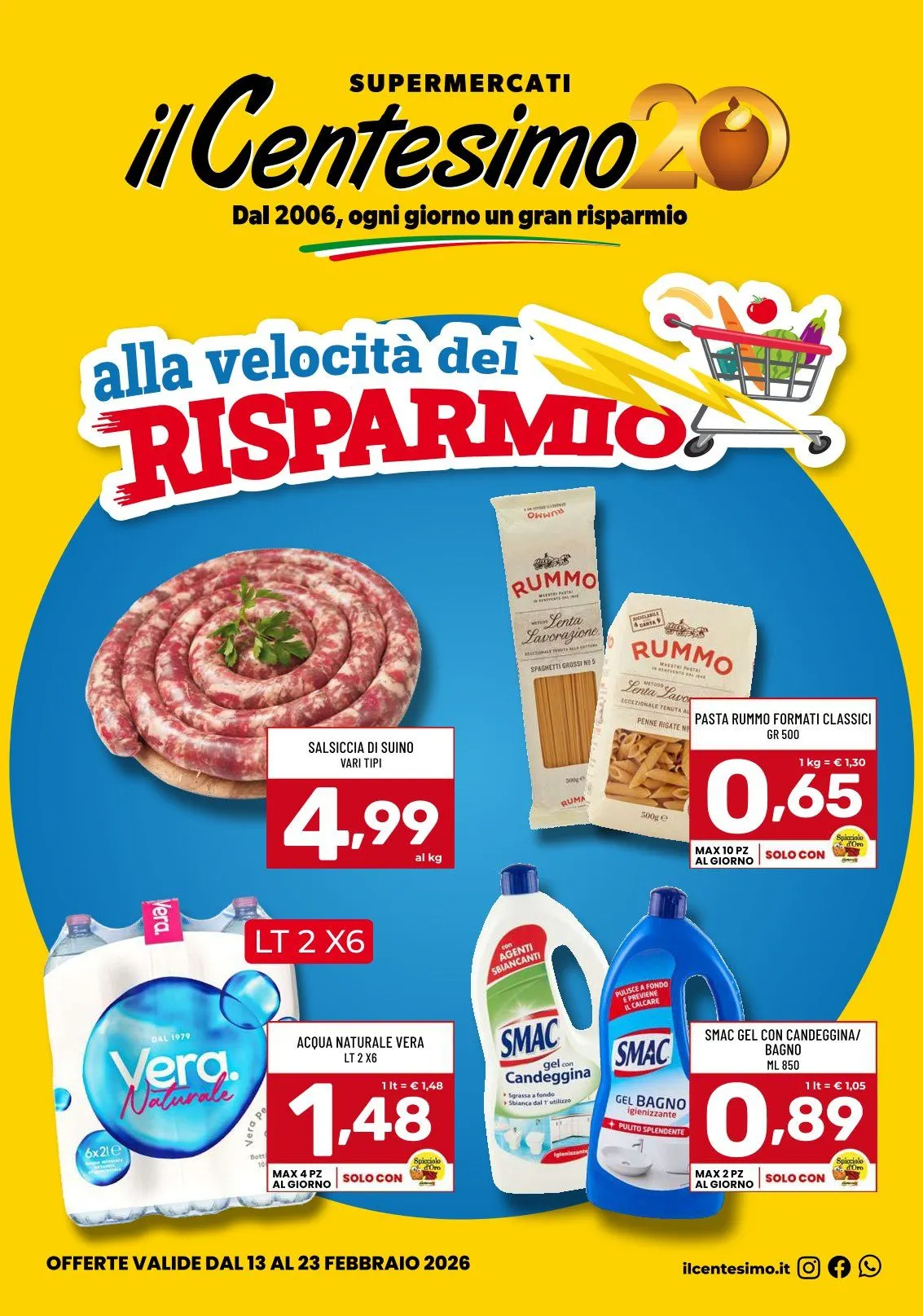 Volantini Il Centesimo da 13 febbraio a 23 febbraio di 2026 - Pagina del volantino 