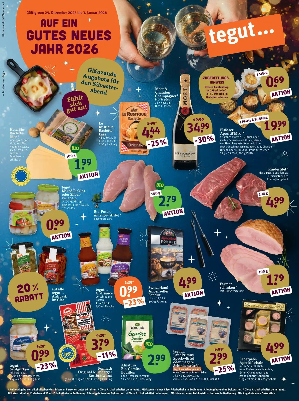 tegut... Angebote von 29. Dezember bis 3. Januar 2026 - Prospekt seite 1