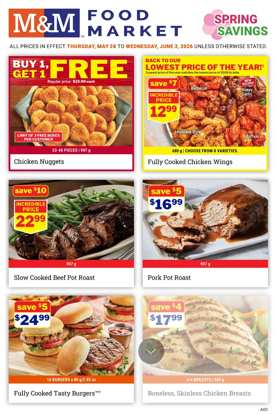  M&M Food Market Sales from May 28 to June 3 2026 - flyer page 