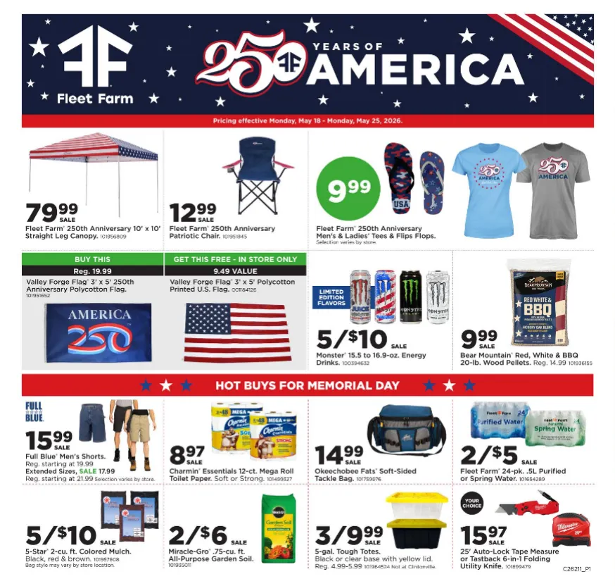 Weekly ad Fleet Farm Sales from May 18 to May 25 2026 - Page 1