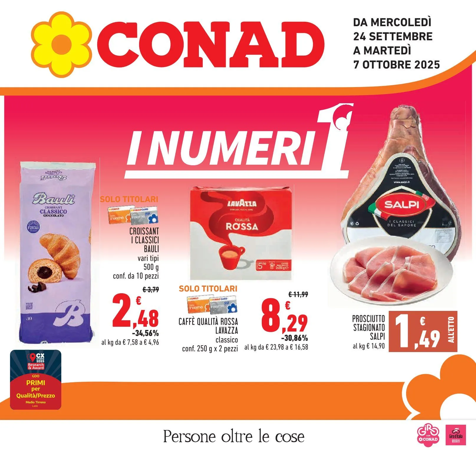 Volantini Conad  da 24 settembre a 7 ottobre di 2025 - Pagina del volantino 1