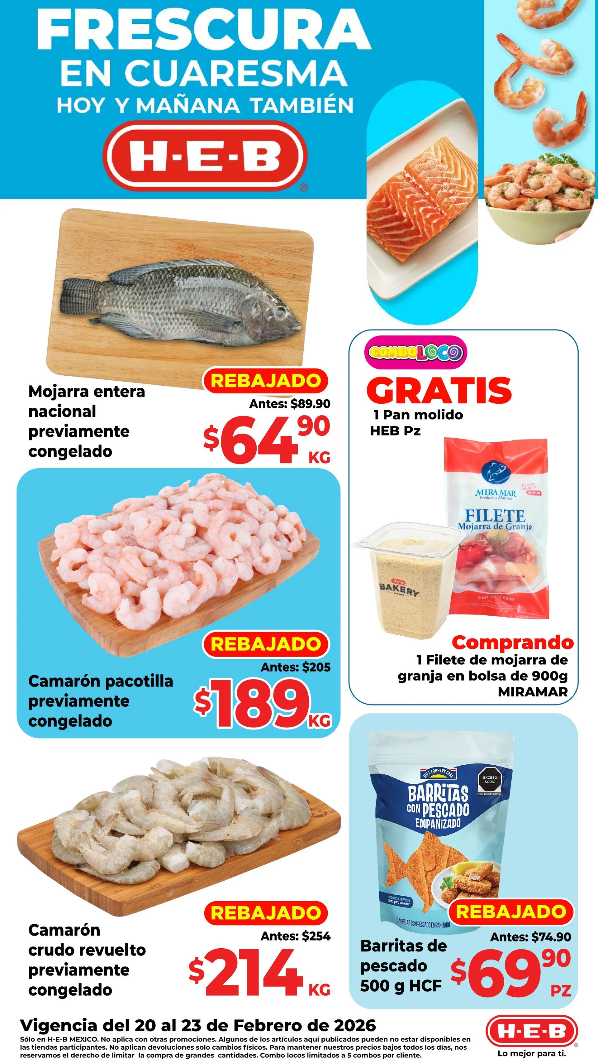 Catálogo de Ofertas H-E-B 20 de febrero al 23 de febrero 2026 - Pagina 1