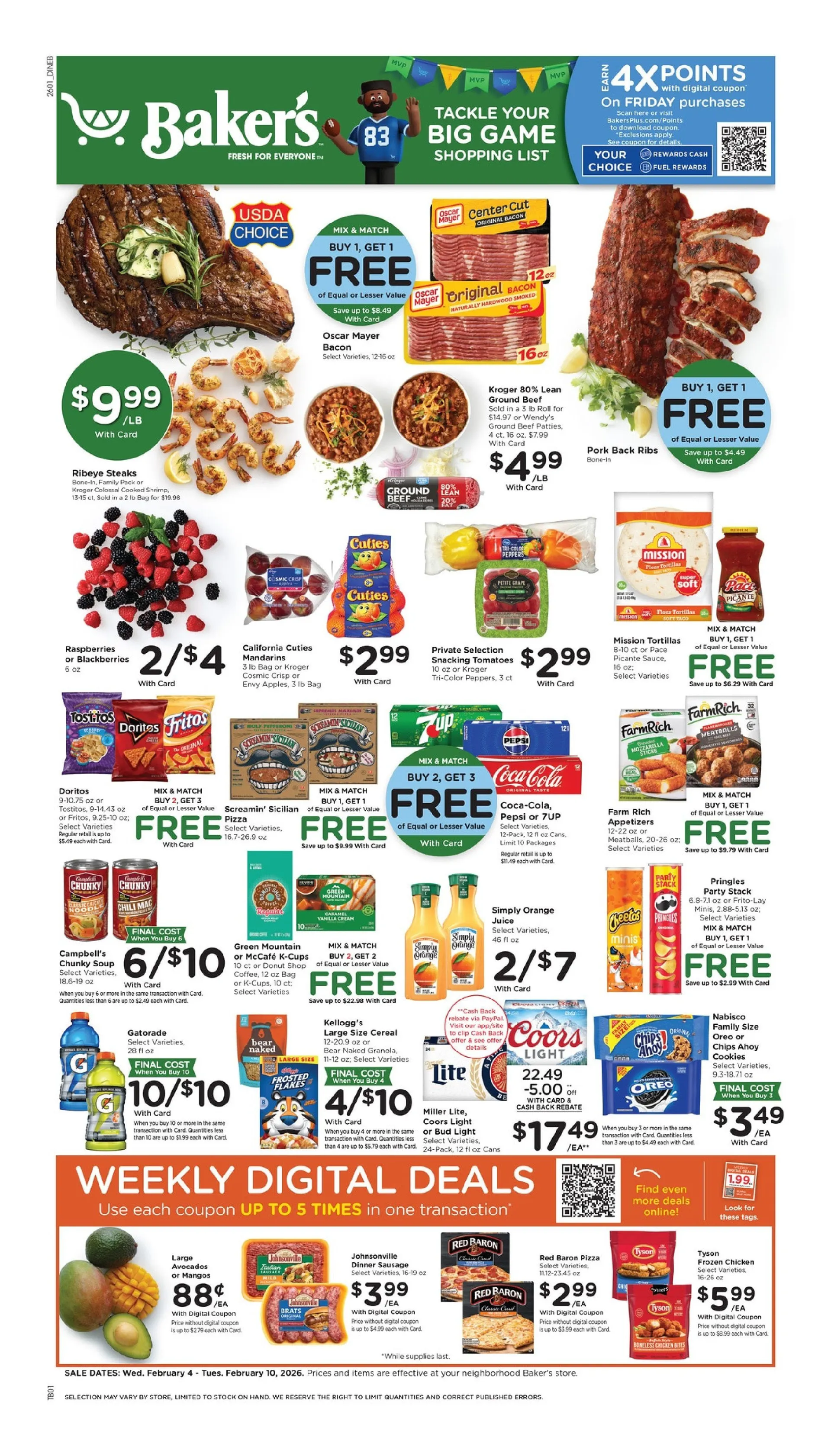 Weekly ad  Baker's weekly ads from February 4 to February 10 2026 - Page 1