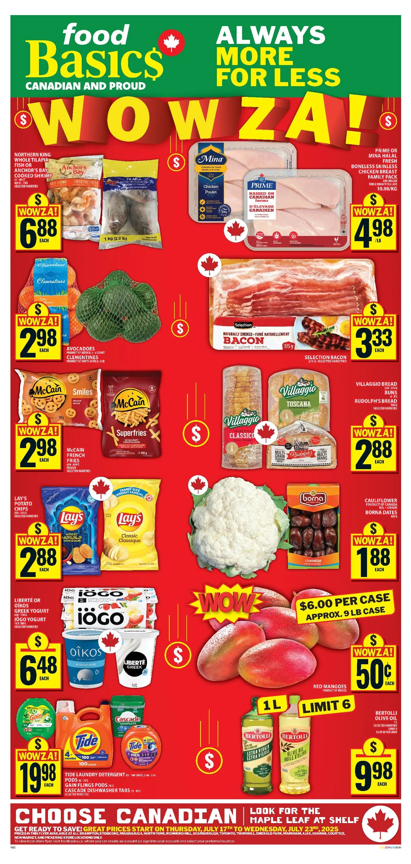 Food Basics Sales from July 17 to July 23 2025 - flyer page
