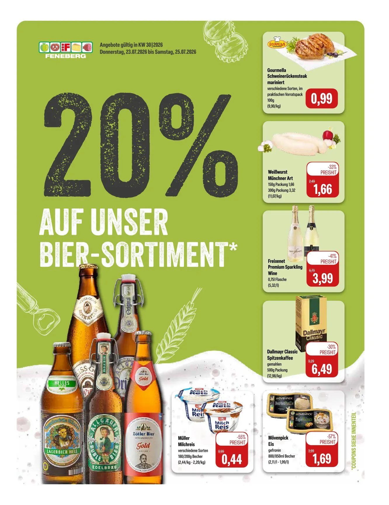 Feneberg Prospekte von 23. Juli bis 25. Juli 2026 - Prospekt seite
