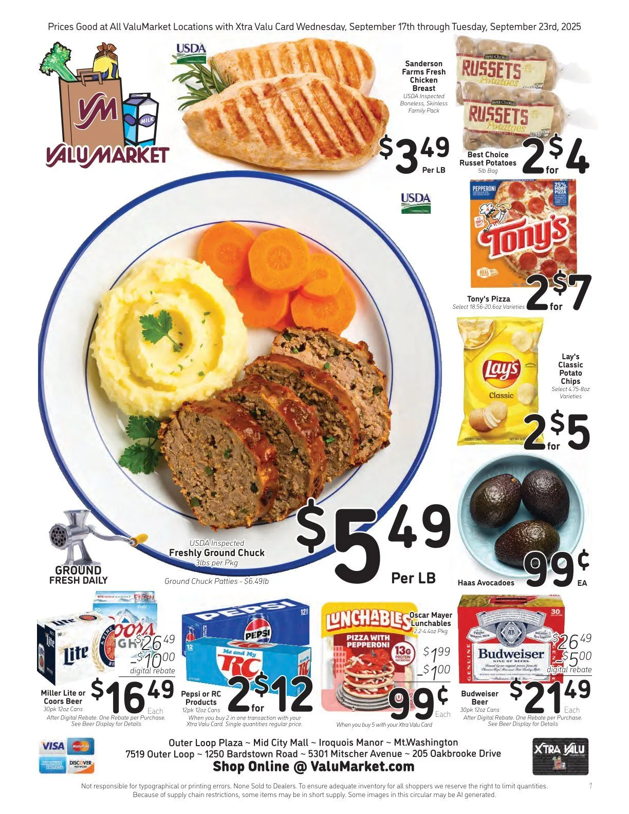 Weekly ad ValuMarket  Sales from September 17 to September 23 2025 - Page 