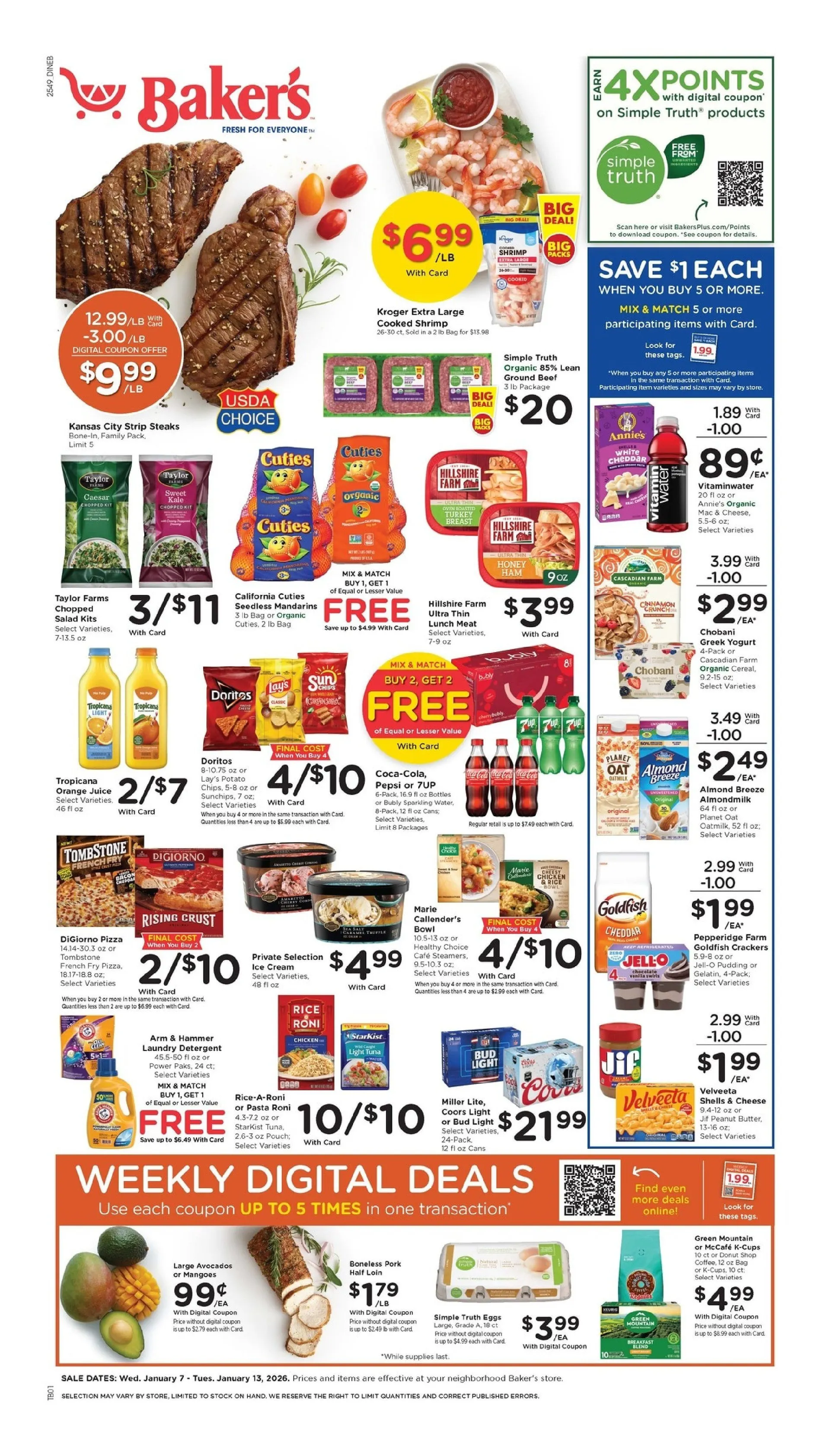 Weekly ad Baker's Sales from January 7 to January 13 2026 - Page 
