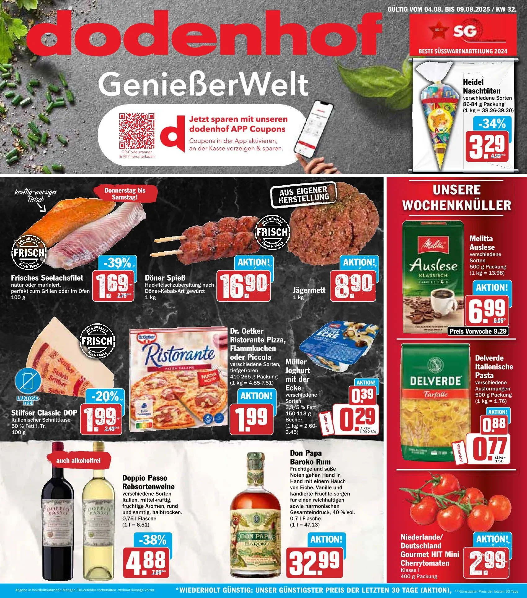 Dodenhof Prospekte von 1. August bis 9. August 2025 - Prospekt seite