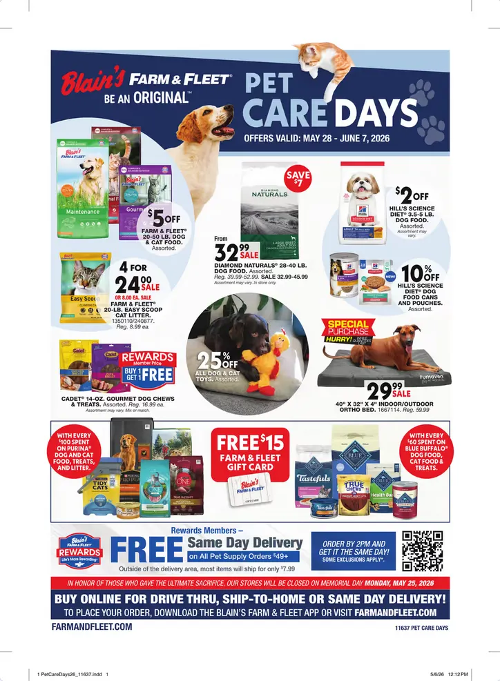 Weekly ad Blain's Farm & Fleet Sales from May 28 to June 7 2026 - Page 
