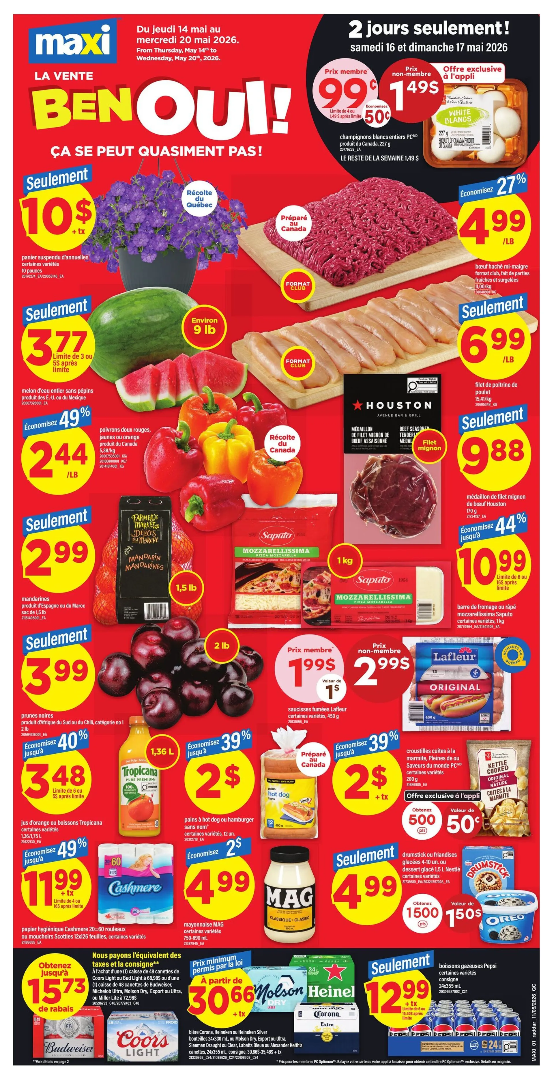 Weekly ads from May 14 to May 20 2026 - flyer page 1