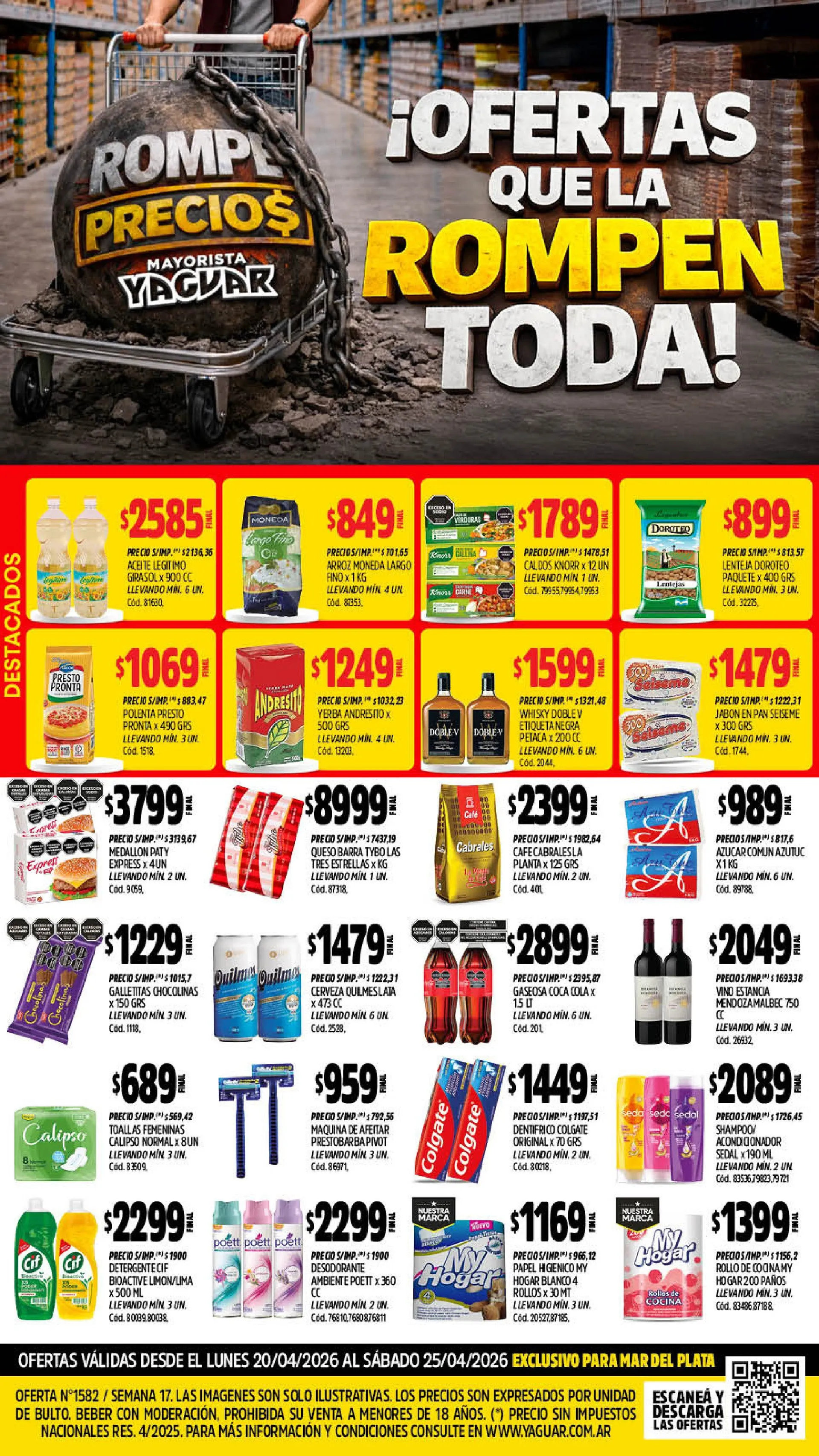 Ofertas de  Yaguar Ofertas 20 de abril al 25 de abril 2026 - Página 1 del catálogo