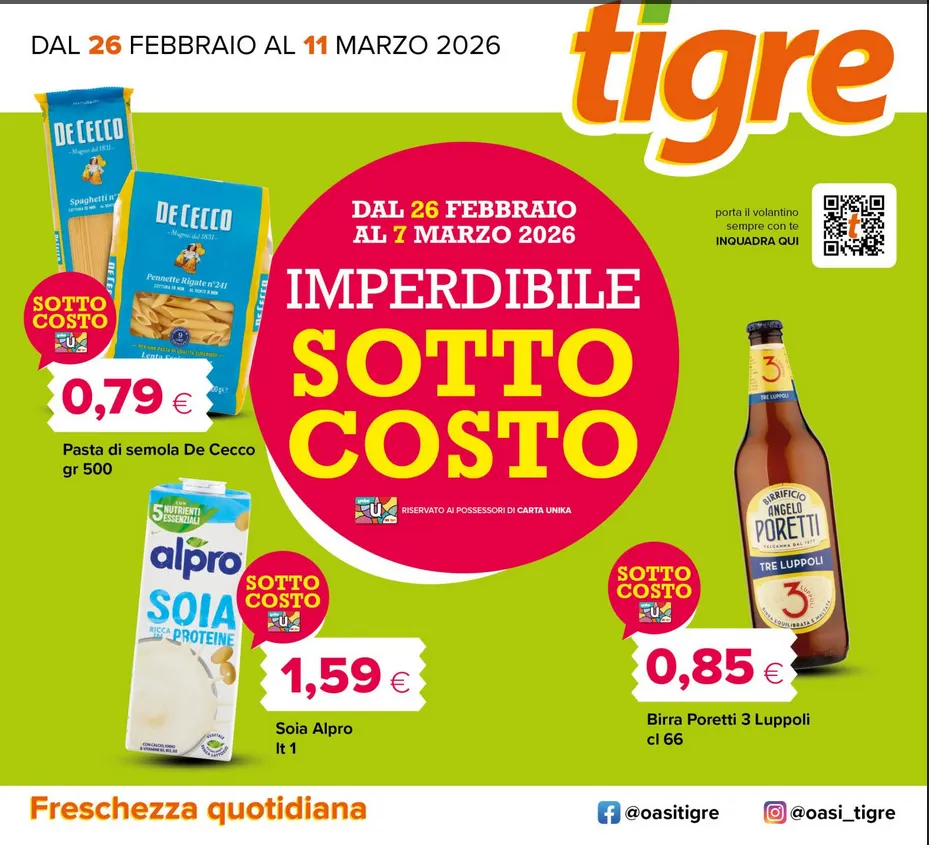 Volantini Tigre da 26 febbraio a 11 marzo di 2026 - Pagina del volantino 1