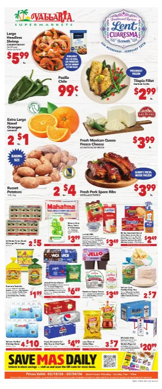 Weekly ad Vallarta Sales from February 18 to February 24 2026 - Page 