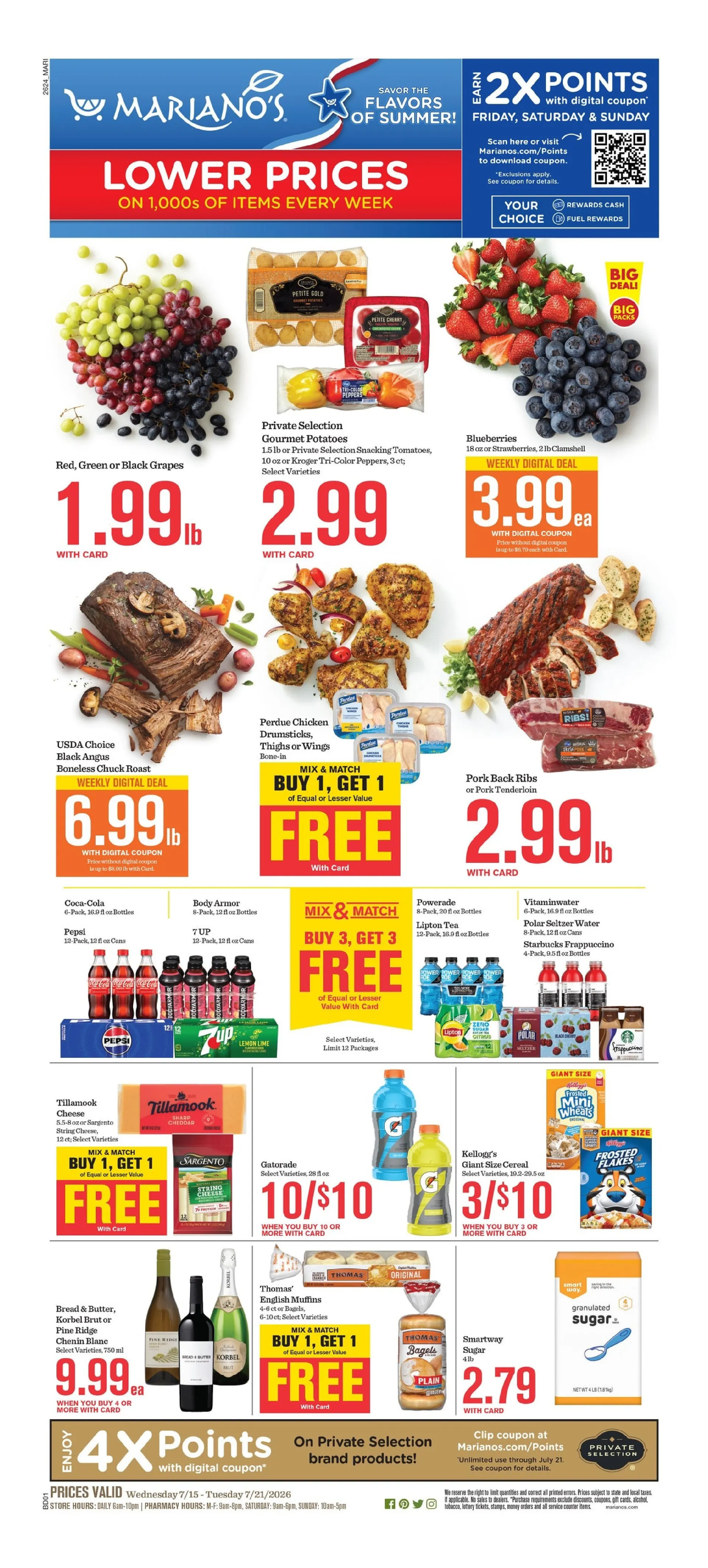 Weekly ad Mariano's Sales from July 15 to July 21 2026 - Page