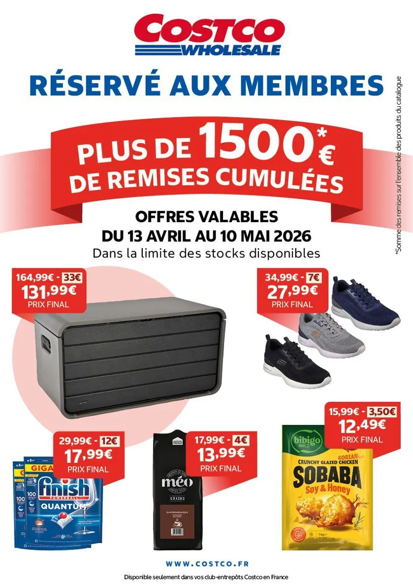 Costco Catalogue du 13 avril au 10 mai 2026 - Catalogue page 1