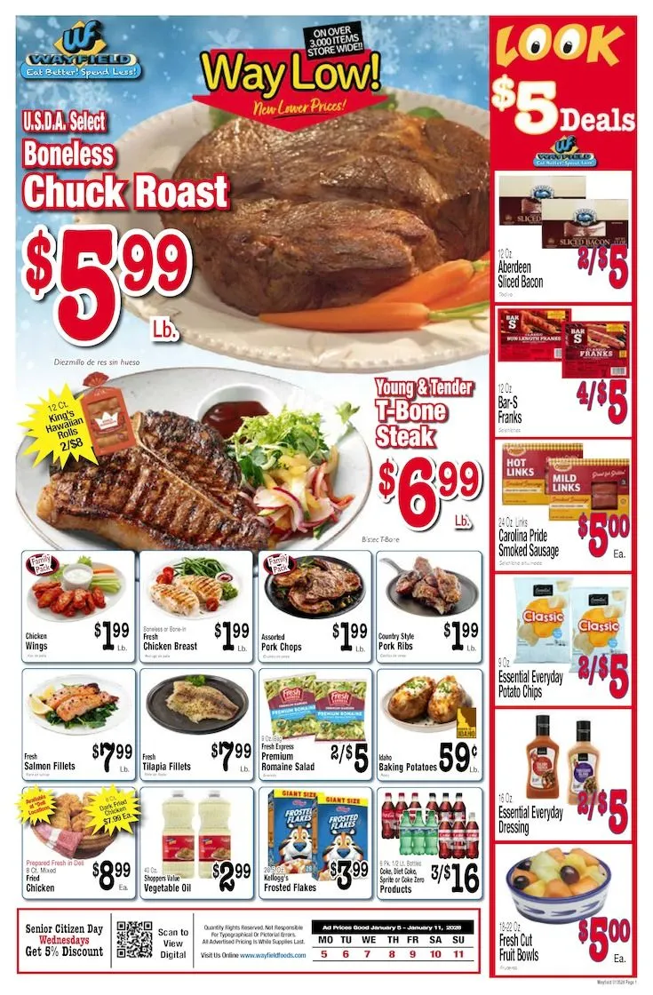 Weekly ad Wayfield Sales from January 5 to January 11 2026 - Page