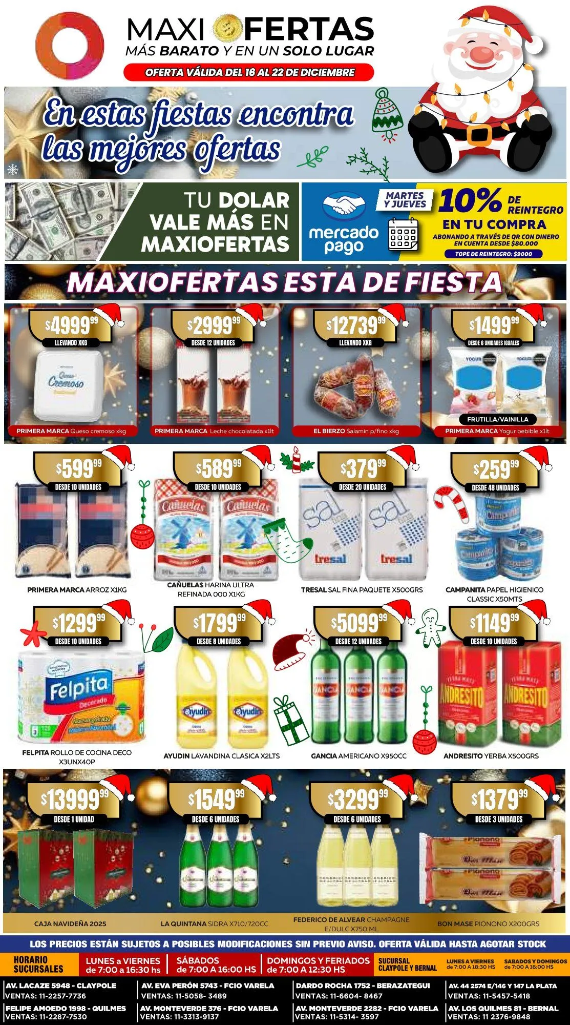 Ofertas de MaxiOfertas Ofertas 16 de diciembre al 22 de diciembre 2025 - Página 1 del catálogo