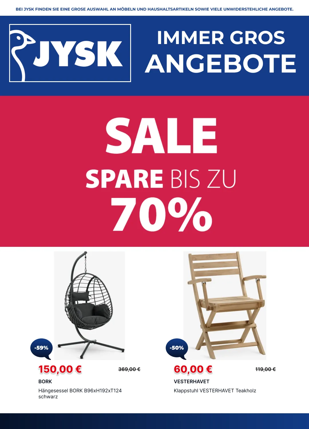 JYSK Angebote von 24. Juni bis 7. Juli 2026 - Prospekt seite 