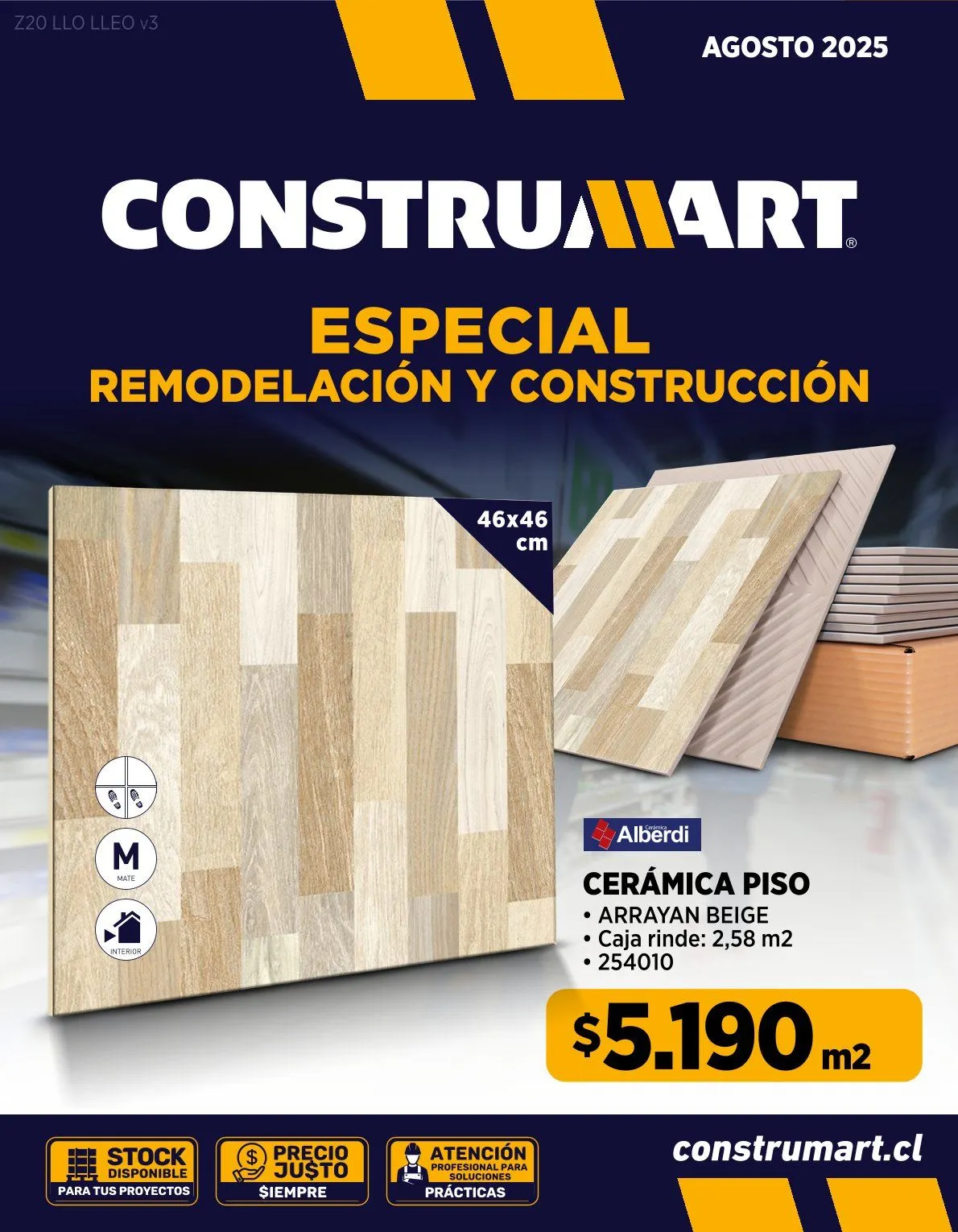 Catálogo de Ofertas en Construmart - Los últimos catálogos 1 de agosto al 31 de agosto 2025 - Página 1
