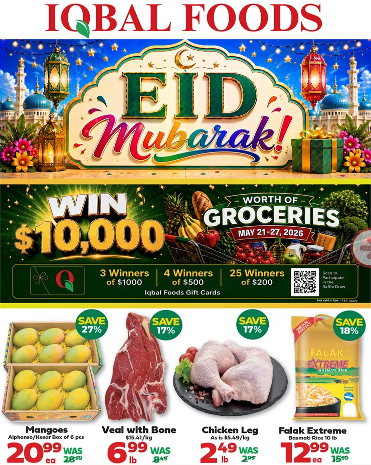 Iqbal Foods Sales from May 21 to May 27 2026 - flyer page 1