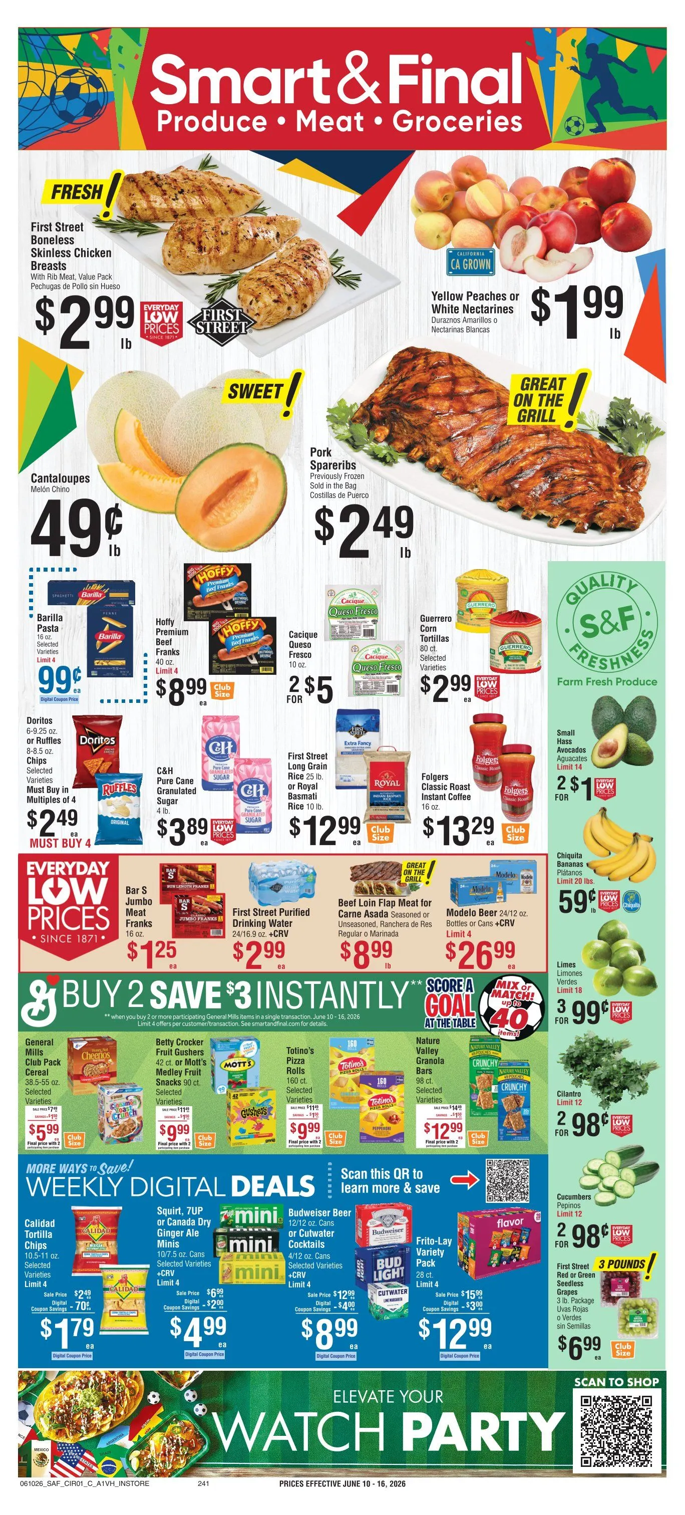 Weekly ad  Smart and Final Sales from June 10 to June 16 2026 - Page 1