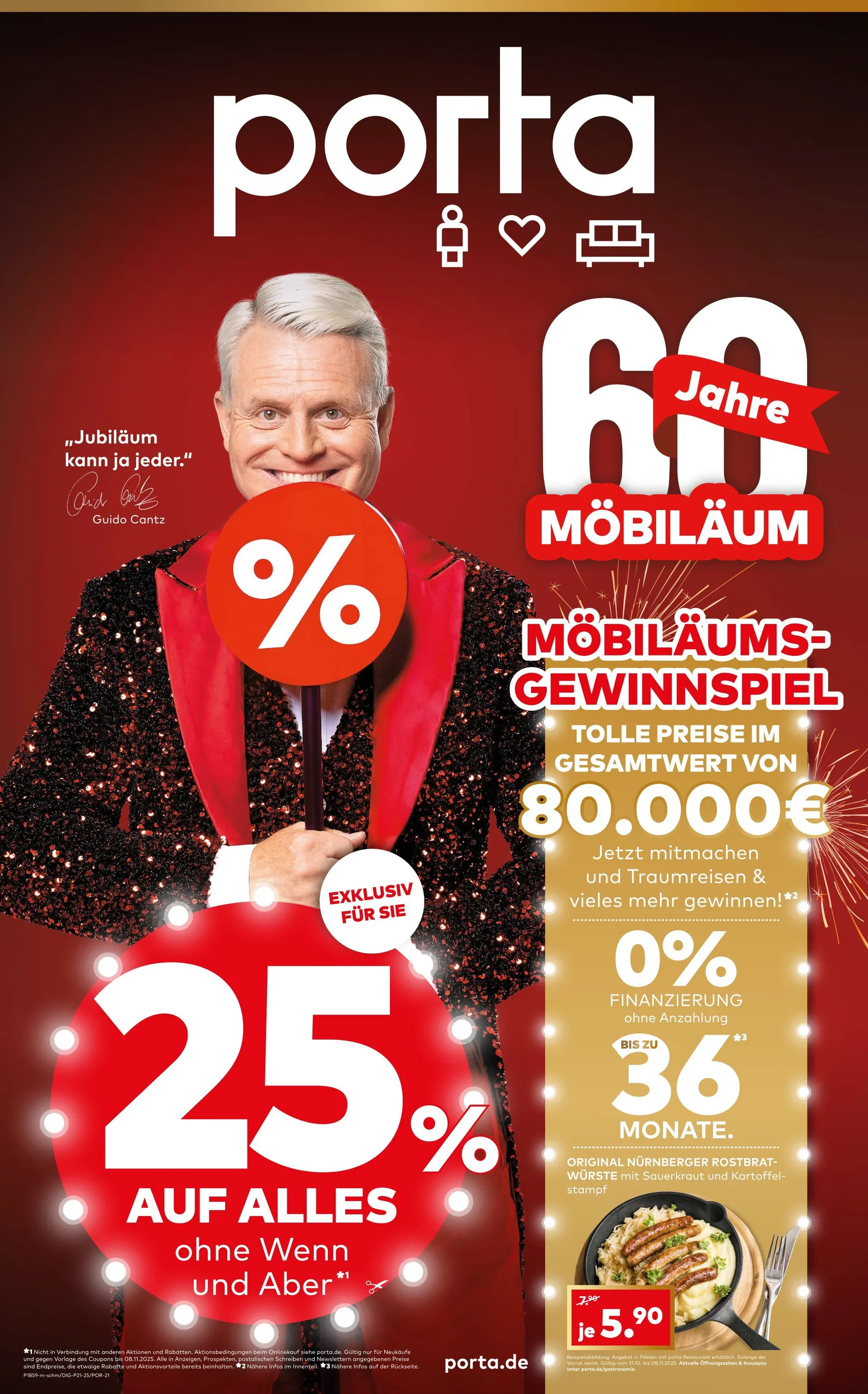 Porta möbel Angebote von 8. November bis 10. November 2025 - Prospekt seite