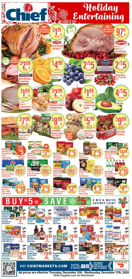 Weekly ad Chief Sales from December 11 to December 17 2025 - Page 1