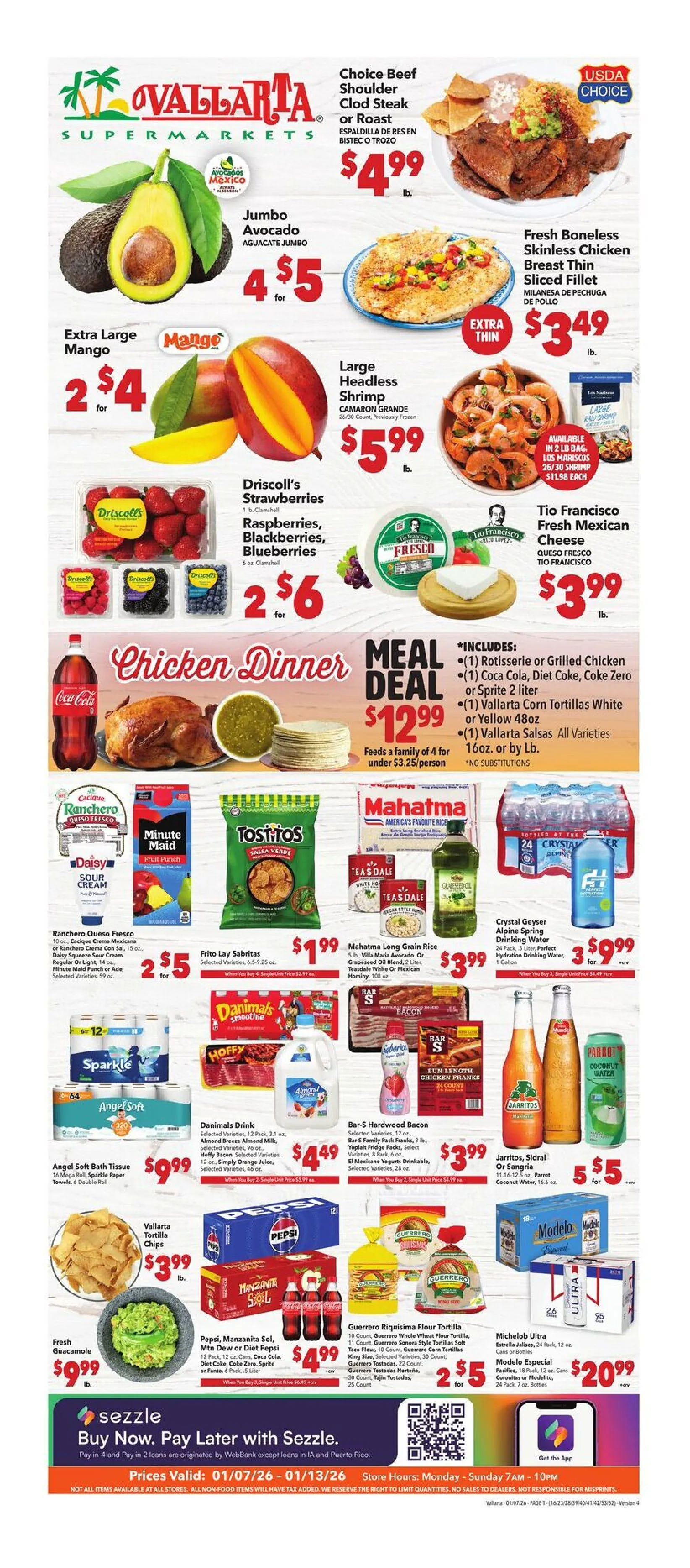 Weekly ad Vallarta Sales from January 7 to January 13 2026 - Page 