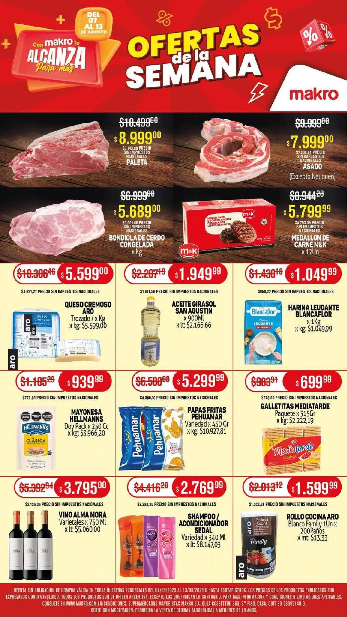 Ofertas de Ofertas Makro 7 de agosto al 14 de agosto 2025 - Página 1 del catálogo