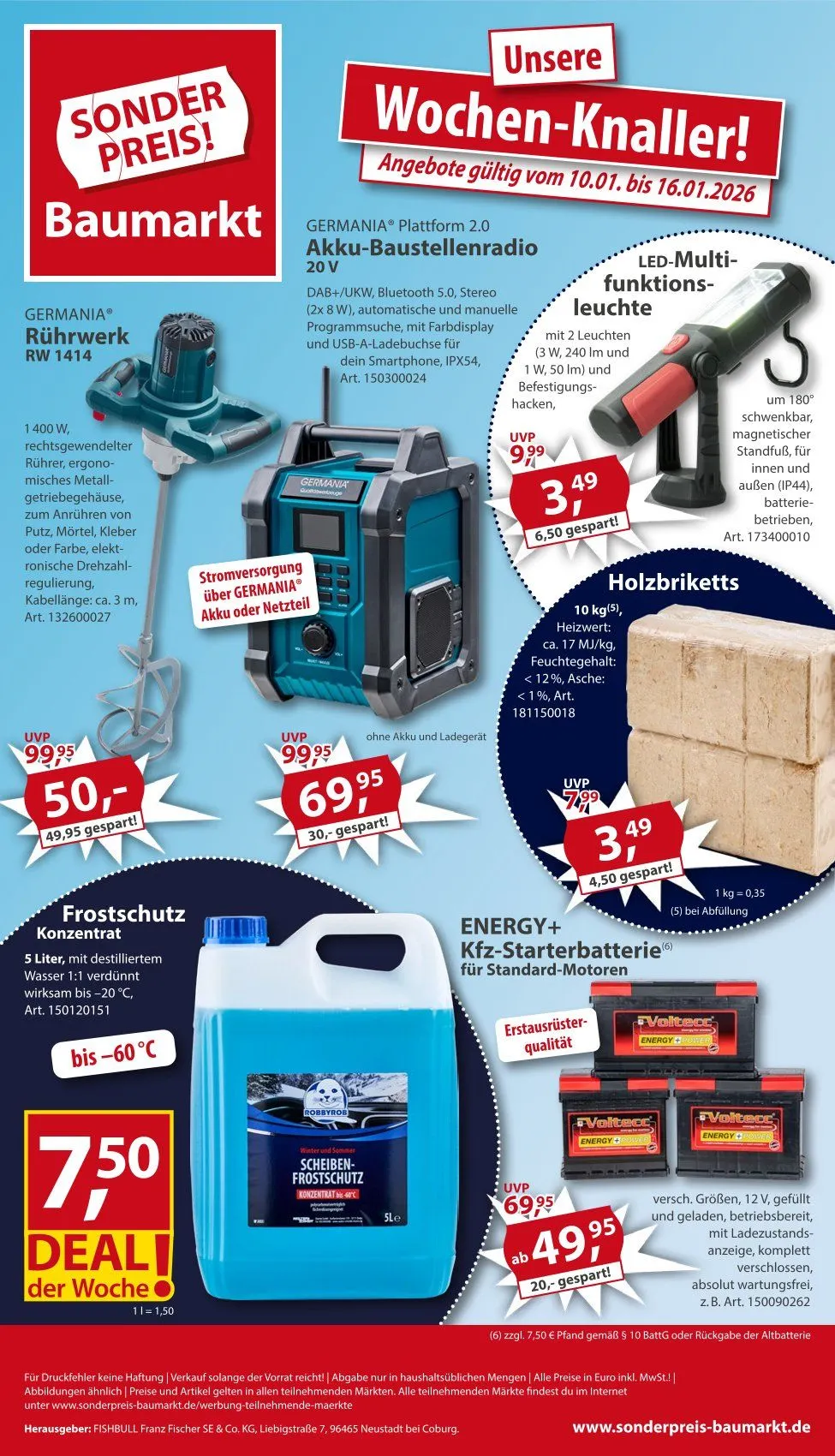 Rabatte von 10. Januar bis 16. Januar 2026 - Prospekt seite 1