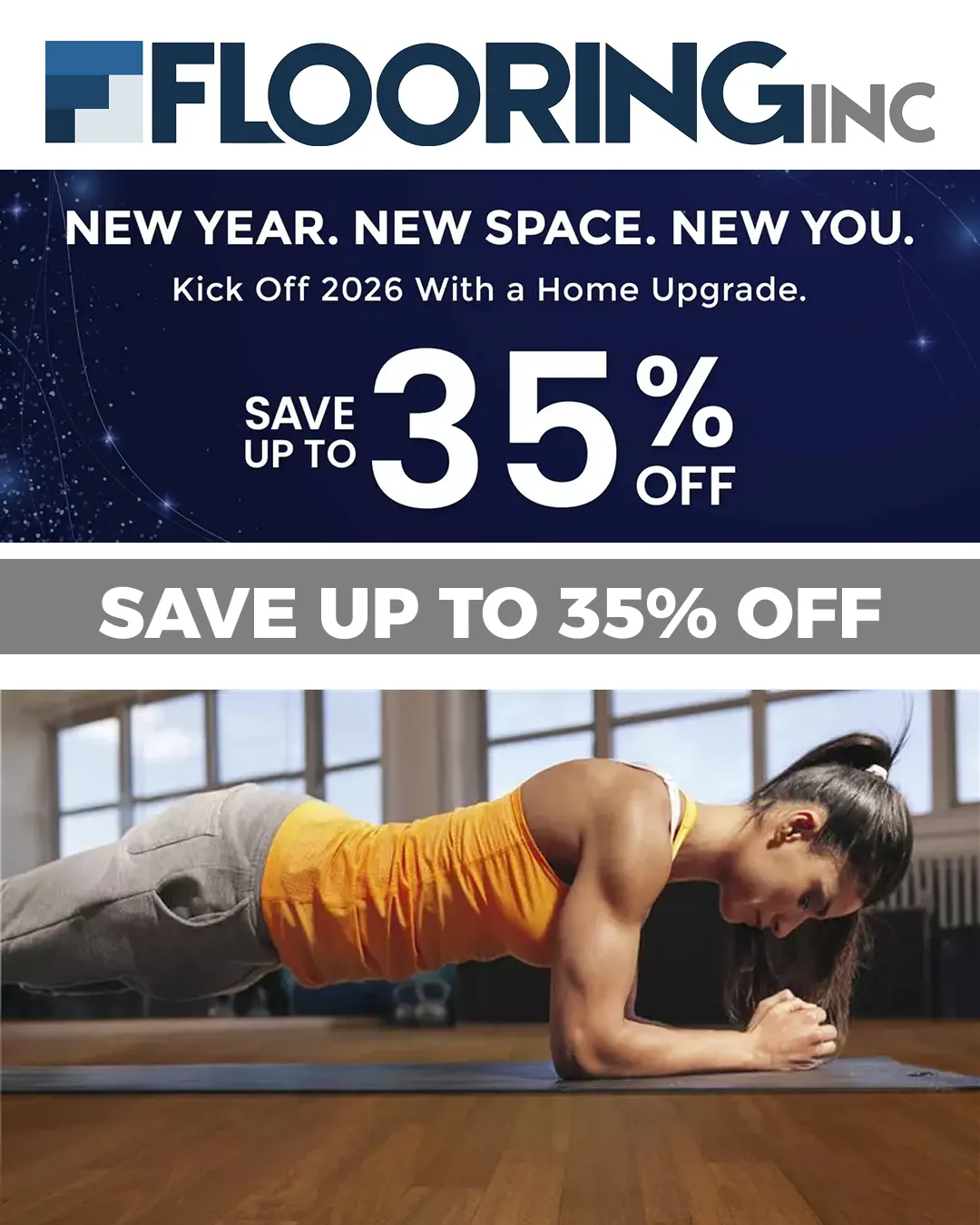 Weekly ad Flooring Inc. Sales from January 20 to February 2 2026 - Page 1