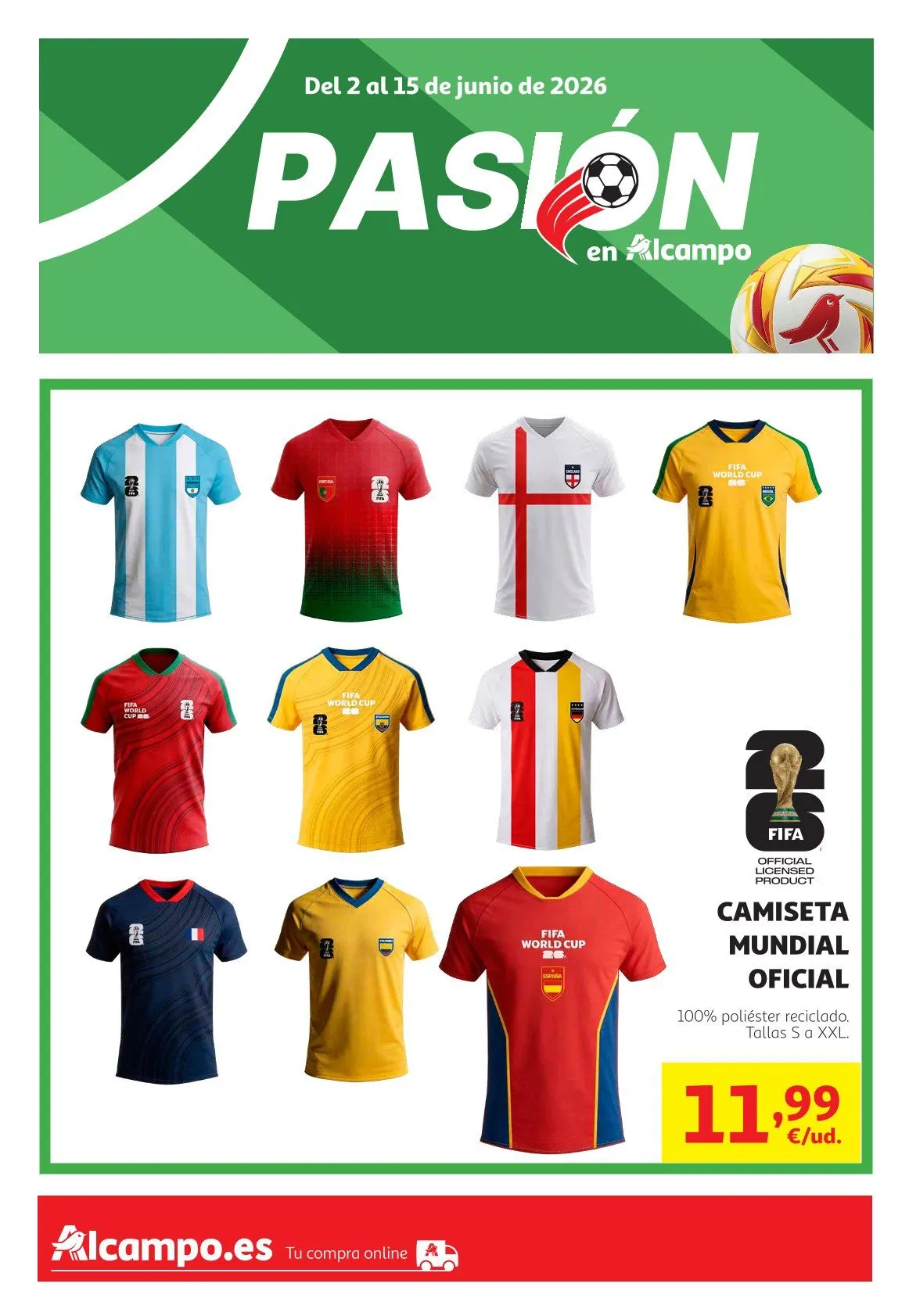 Catálogo de ofertas de Alcampo 27 de mayo al 14 de junio 2026 - Página 1