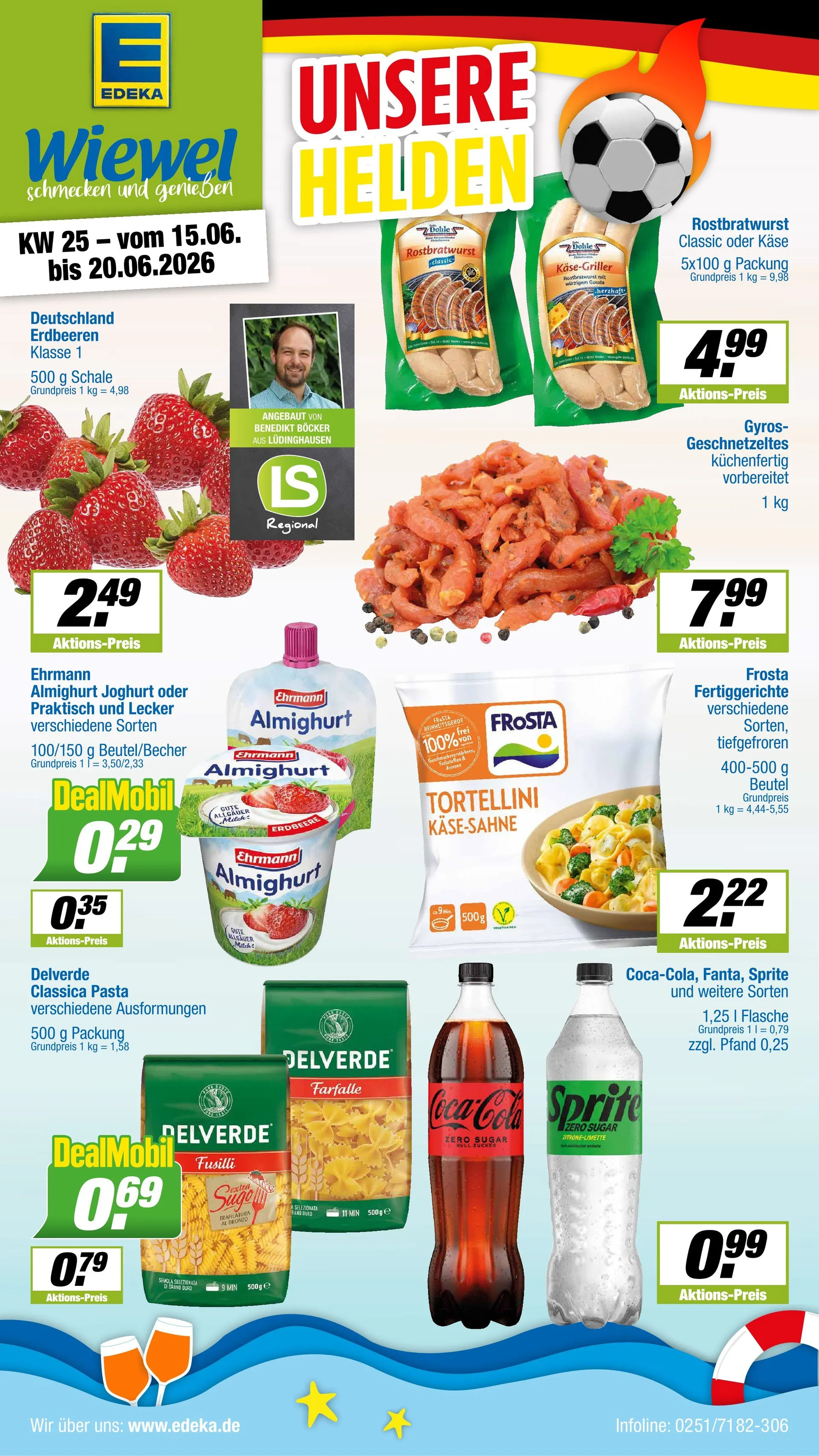Edeka Prospekte  von 15. Juni bis 20. Juni 2026 - Prospekt seite 